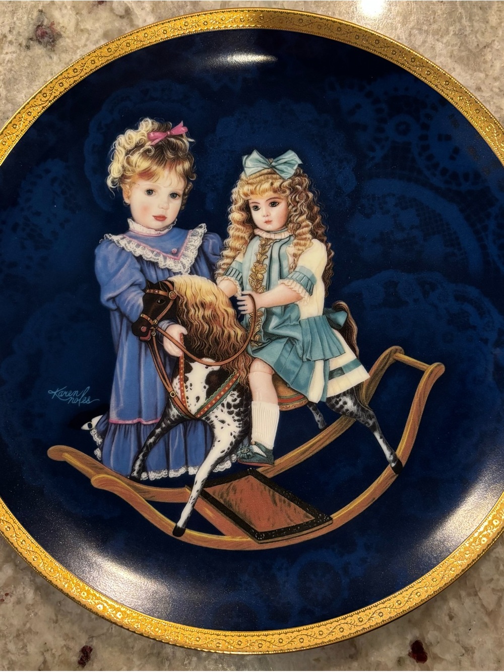 “Anna and Elize” Collectible Plate